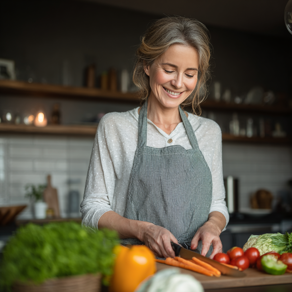 Peaceful Ukrainian couple in their 40s sleeping soundly in comfortable bedroom with healthy evening snacks on nightstand